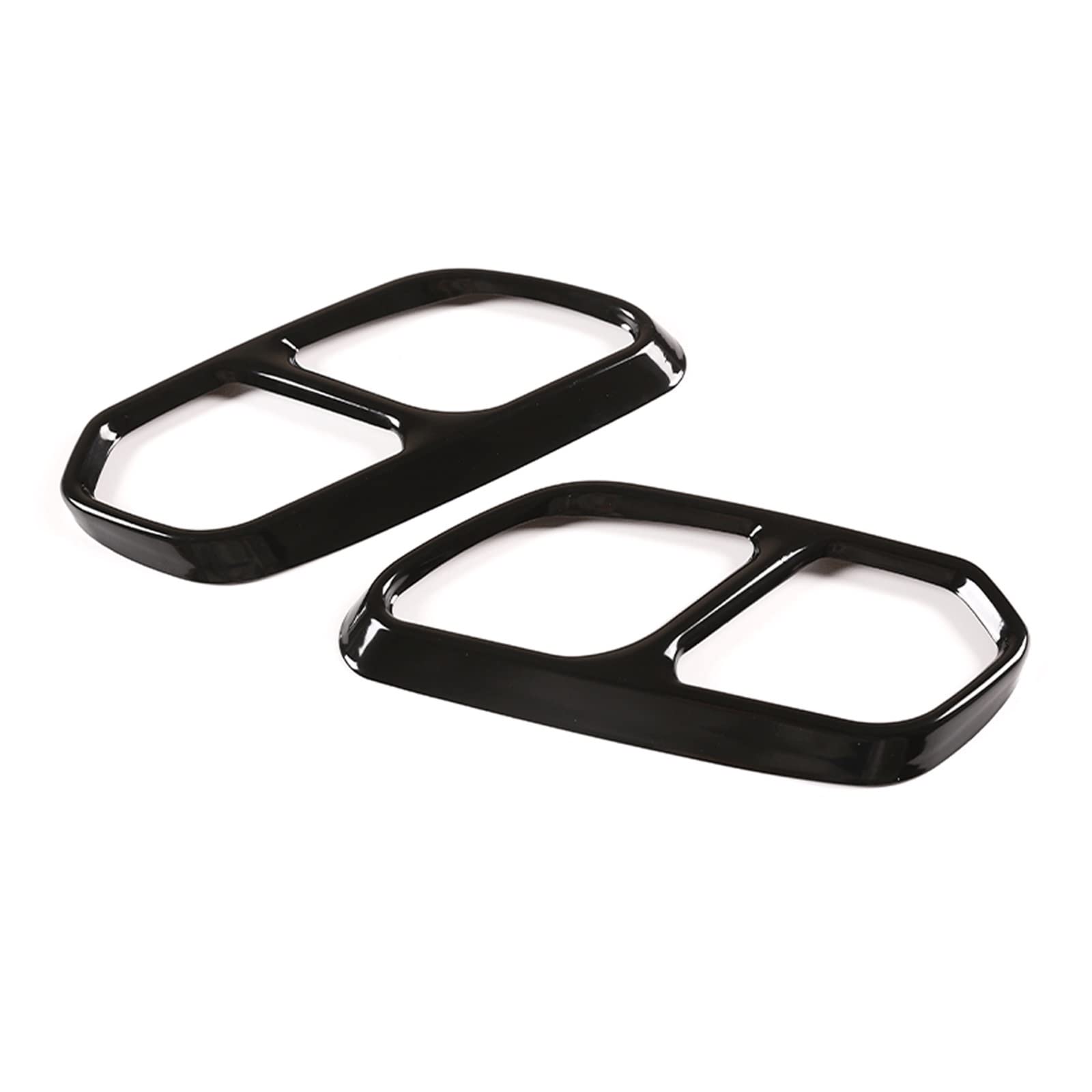 per VW per Touareg CR7 2018 2019 2020 2Pcs Nero Auto Posteriore Sinistra Destra Silenziatore di Scarico Punta del Tubo Copertura Trim Decor