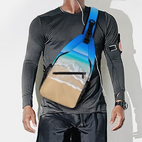 Morrales crossbody estilo sling para senderismo y uso casual miniatura 7