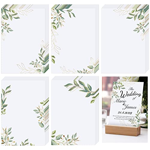 PerKoop 50 Pcs Blank Wedding Note Cards Decorative...