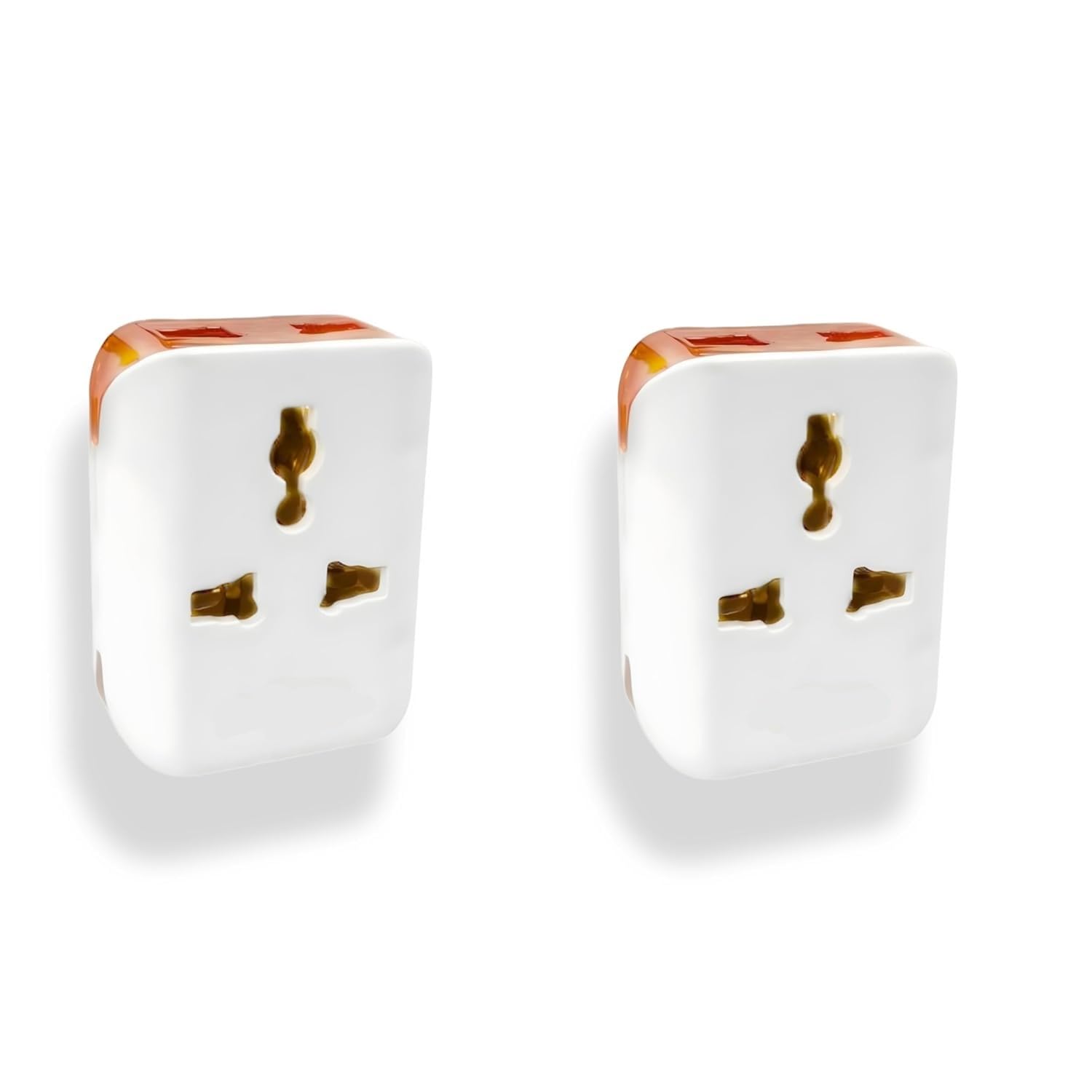 sauran Pack of 2 Pieces 3 Pin Multi Plug Adapter Plug Socket (ESP194)-picture-20