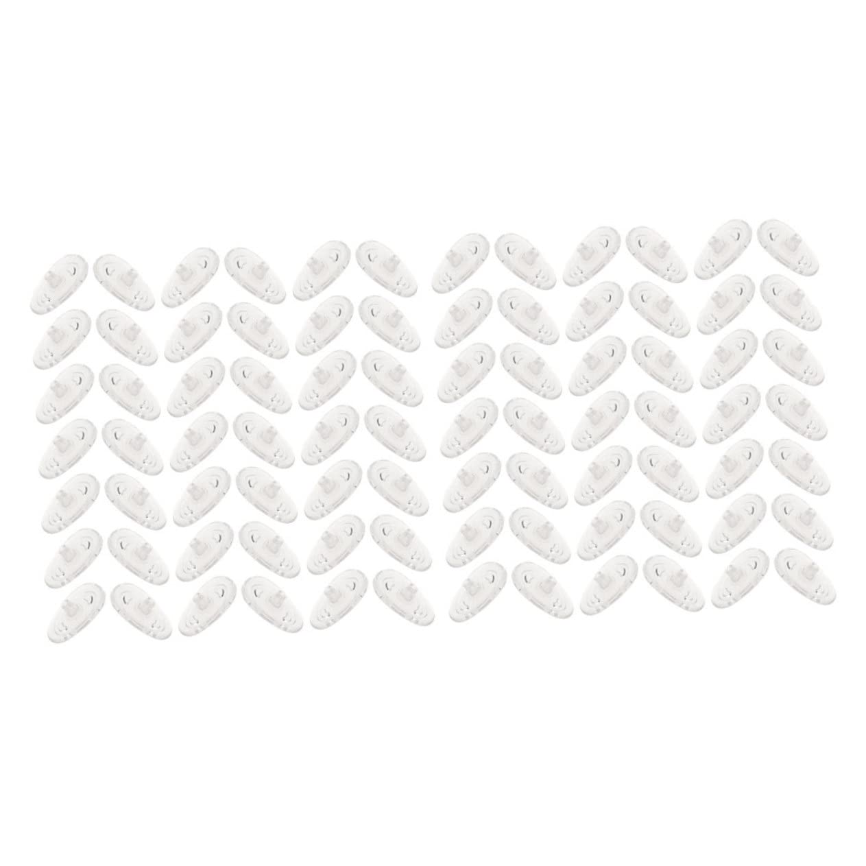 Healeved 500pares Almohadillas Nasales De Silicona Para Gafas Suaves y Antideslizantes Accesorios Para Mejorar La Sujeción y Comodidad Gafas