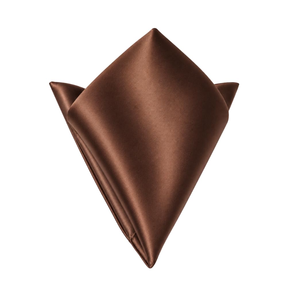 bonjoy fashion and decor Bonjoy 'Robina' Satin Pocket Square for Boys and Men | Premium Suit Handkerchief & Pochette | Soft Luxury Pocket Kerchief for Blazer, Tuxedo, Wedding, Formal & Casual Wear | Styling Gift for Men-picture-48