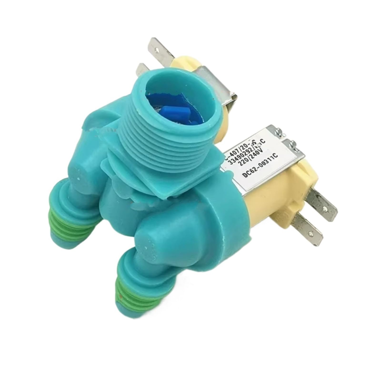 Water Inlet Valve Washing Machine Fully Automatic Washing Machine Inlet Valve DC62-00311G Double Head Solenoid Valve AC220V Parts