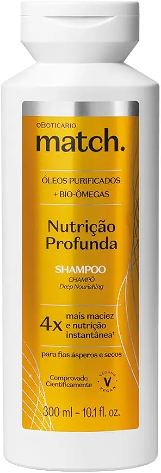 O BOTICARIO MATCH SHAMPOO NUTRIÇÃO PROFUNDA 300ml