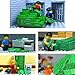 200PCS 100 Dollar Bill Bank Cash Minifigure, Green Money Tile Accessories for Building, Compatible with Lego Creative Building (200 PCS)