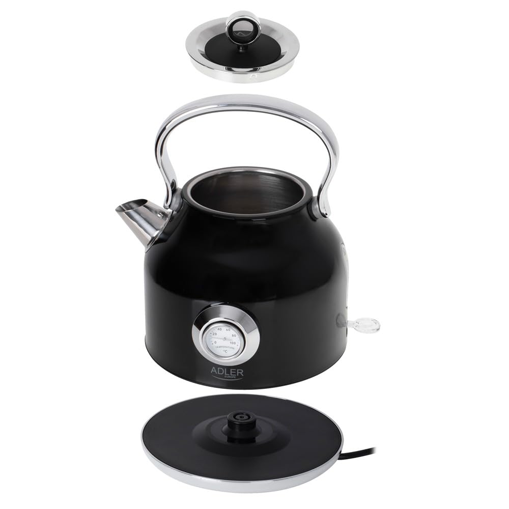Adler ad_1346b AD 1346 Bouilloire électrique 1,7L Noir
