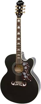 Amazon | Epiphone/J-200EC Studio BK (Black) (EJ-200SCE) エピフォン