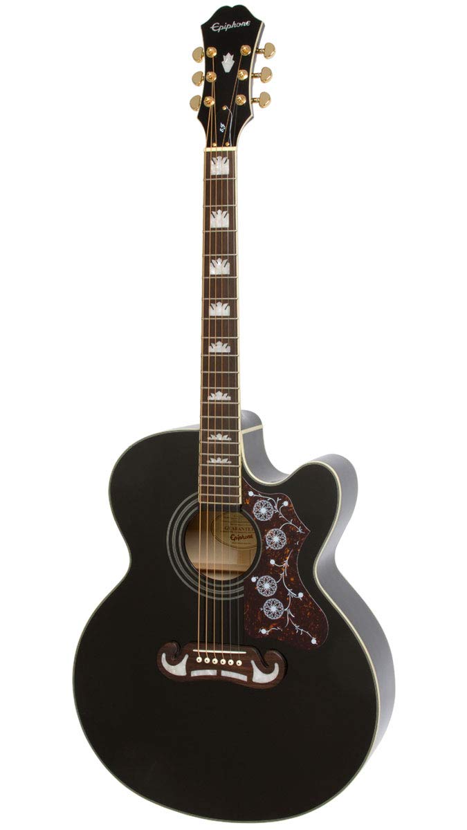 Epiphone/J-200EC Studio BK (Black) (EJ-200SCE) エピフォン アコースティックギター アコギ エレアコ EJ200SCE EJ-200 EJ200