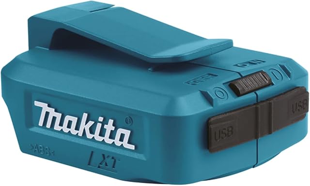 Makita ADP05 Model DECADP05 Adaptor for Usb, 14.4V/18V, Blue