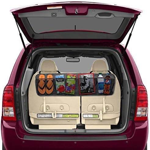 Car Back Seat Storage Organizer (Black)