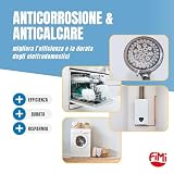Polifosforany do uzupełniania kotła - 6 uniwersalnych wkładów do dozowników kotła - długi czas pracy filtra kotła - Made in Italy