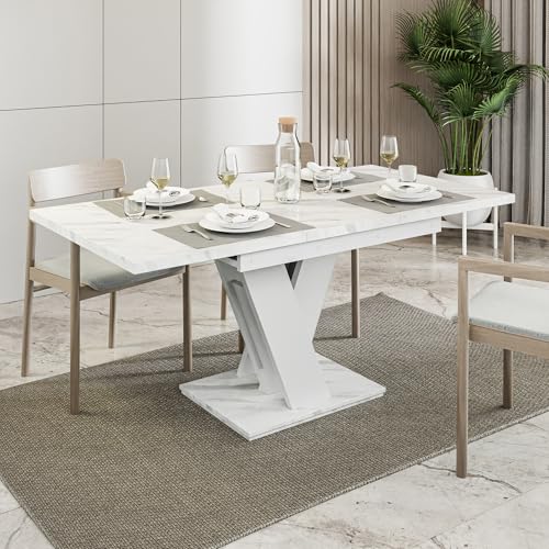 PROROOM FURNITURE - Malvi - Esstisch Ausziehbar auf 160 cm...