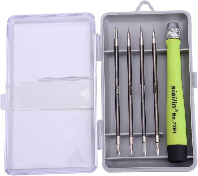 Small Screwdriver Sets Repair Tool Bit Kit with Box 5Pcs Handy DIY Tools for Men Suitable for Apple, IPAD, Samsung and Other Mobile Phone Tablet Computer Repair Disassemble Tool Set : Electronics