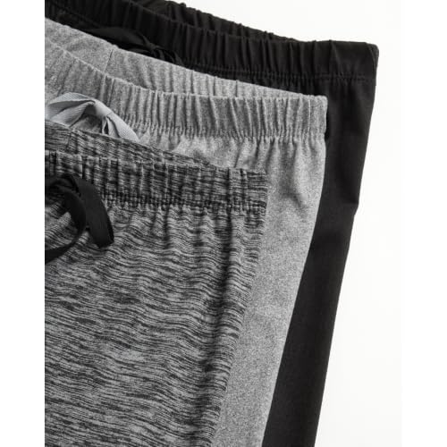 Image of Sweet Hearts Girls Sweatpants - 3 Pack Super Soft Performance Jogger Girls Pants: Made in USA (Sizes 5-18)