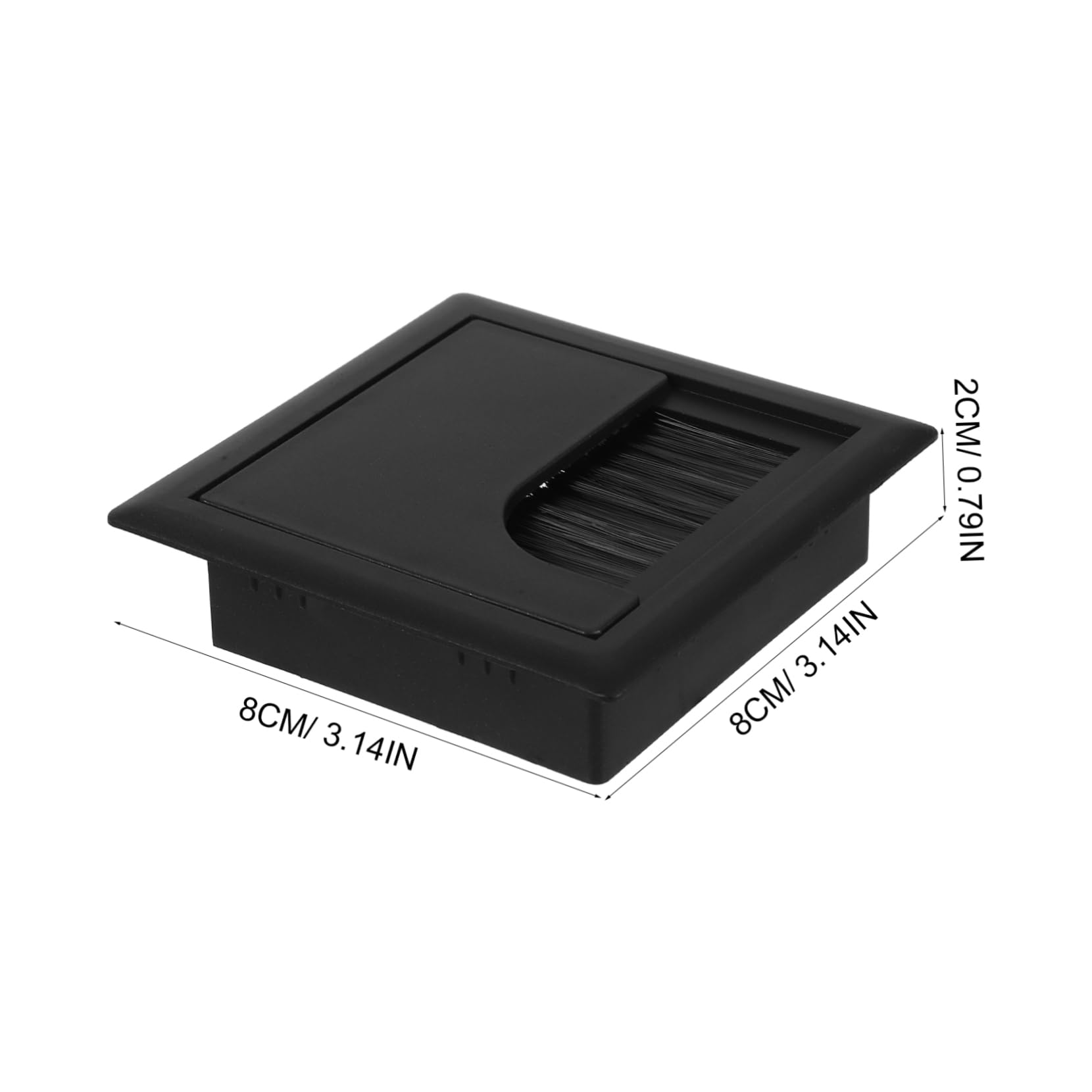 SEWACC 6pcs Cable Desk Hole Cover Abs Plastic Grommets for Cords Desk Wire Tidy Modern Countertop Organizer