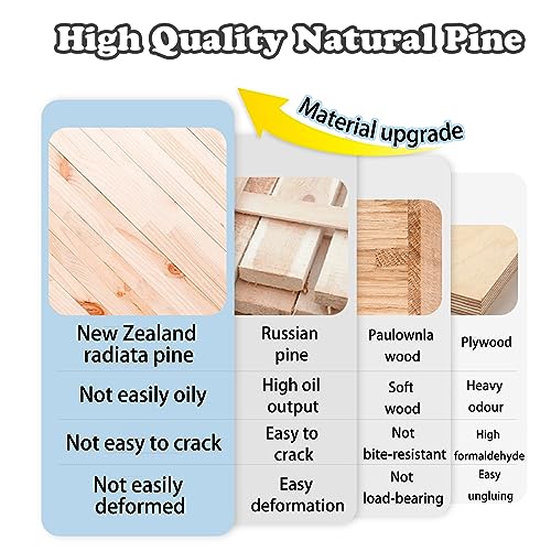 Image of Parakeet Nesting Box Pine Wood Breeding Box Bird House for Cage, Transparent Parakeet Birds Nest with Perch for Cockatiel, Canary, Small to Medium Birds, L:5.85x5.85x11.5 inches