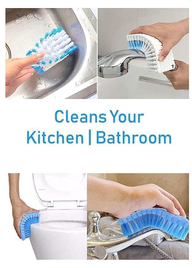 AIDROM MART Flexible Cleaning Brush for Home, Kitchen, Bathroom, Wash Basin, Cloth, Floor Washing Brush Scrubber Kitchen Cleaning Flexible Scrubbing Tools 2