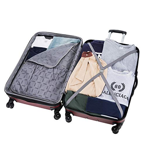 Dukap Intely 20 Inch Hardside Carry-On Luggage With Integrated Usb Port And Spinner Wheel, Travel Suitcase With Tsa Combination Lock And Ergonomic Gel Handle, Wine Red #TOP4