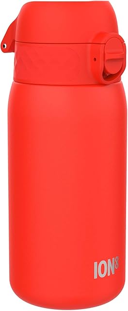 Ion8 Leak Proof Kids' Water Bottle, Stainless Steel, 400ml (13oz)