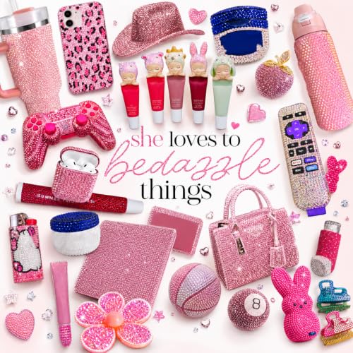 JoyJellies 6 Boxes Bedazzling Kit, 3mm 56000Pcs Resin Jelly Rhinestones Kit Flatback Rhinestones Nail Gems Bedazzler Kit with B7000 Jewelry Glue & Tools Bedazzling Kit for DIY Arts & Crafts Gifts — view 2