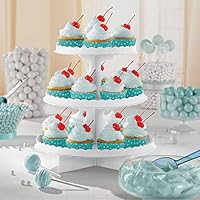 3 Tier Cupcake Treat Stand White