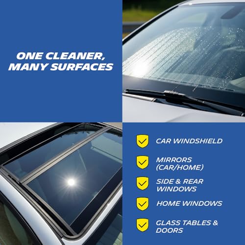 Image of MICHELIN Glass Cleaner Spray 500ml | Streak-Free Shine for Car Windows, Windshields & Mirrors | Removes Dirt, Smudges & Oily Film | Quick Drying, Residue-Free, Safe on Tinted & Regular Glass