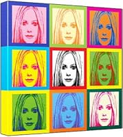 Avril Lavigne - Pop Art Print (3-Tone; Andy Warhol's Che Guevara Style) 50 x 50 x 2 cm Large Square Deep Box Canvas 0312629222 Book Cover
