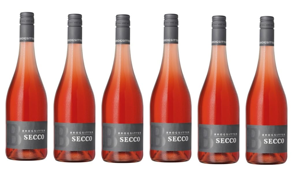 6x 0,75l - Brogsitter - Secco - Rosé - Deutschland - Rosé-Perlwein trocken
