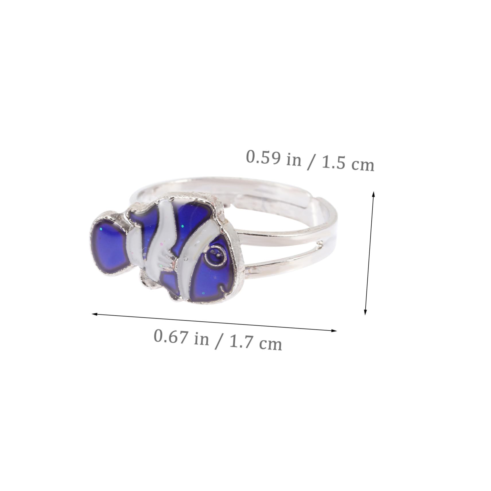 Accessoires pour filles, bagues thermochromiques pour enfants, couleurs d'humeur changeantes, colle changeante, cadeau d'anniversaire