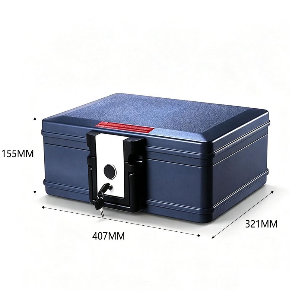 Caja Ignifuga Documentos, Caja Ignifuga Cierre Llave Y Doble Hebilla Key Locks S
