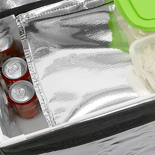 CityBAG - Isotherme tas voor het bezorgen van voedselbestellingen per motorfiets en zwarte fiets 50 x 39 x 39 cm. - Afbeelding 8