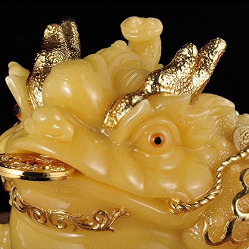 Crapaud à trois pattes ornement de richesse pour bureau et salon