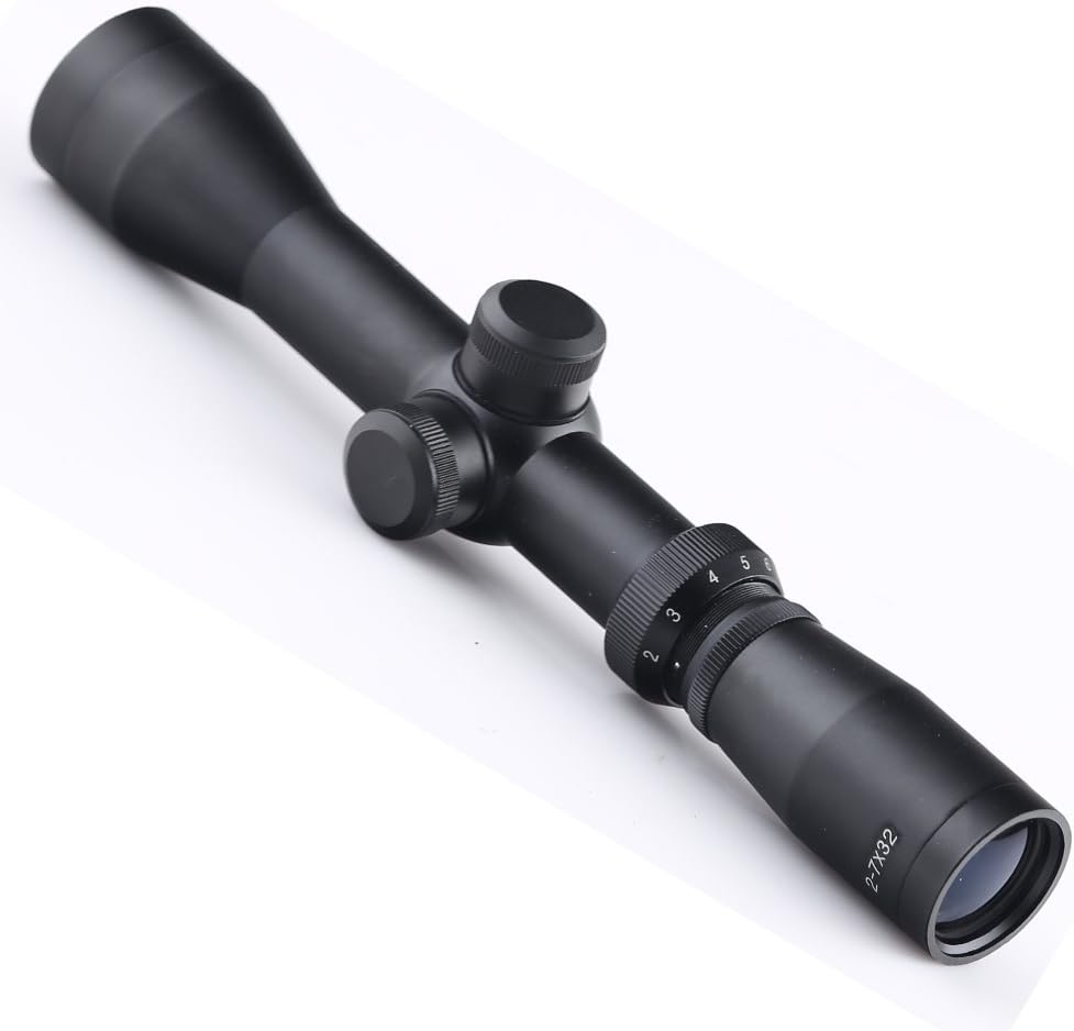 AIM Sports 2-7X32 Dual III. Long Eye Relief Scope with Rings