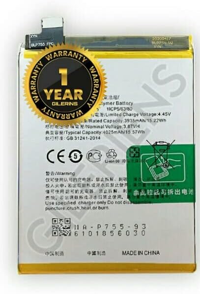 Original BLP755 Battery for Oppo Reno 3 Pro CPH2035, CPH2037, CPH2036 Battery with 1 Year Warranty****(F00049)