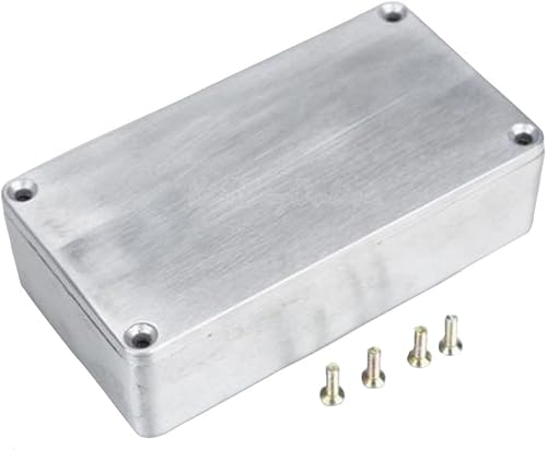 Miniatura 5 de ESUPPORT 1590B 4.528x2.559x1.378 in Aluminio Metal Stomp Caja Guitarra Efecto Pedal