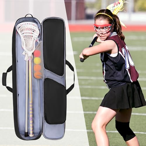 DSLEAF Lacrosse Stick Bag Holds Up to 2 Sticks, Padded Lacrosse Equipment Bag with Separate Shoe Pocket, Lax Stick Bag for Men and Women by DSLEAF - Image 8