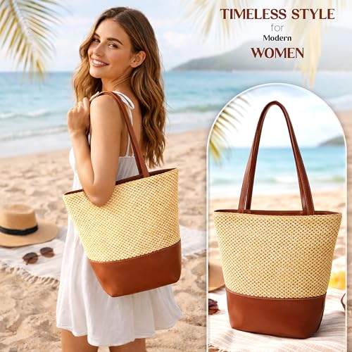 Image of Storite Women's Shoulder Handbag | Stylish PU Leather Tote Purse | Spacious Fashion Bag for Daily Use, Office, Shopping & Parties