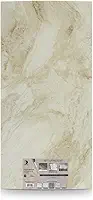 Placas Adesivas Papel de Parede Estilo Mármore 60x30cm Kit com 10 Unidades Autocolante Retire e Cole para Cozinha Banheiro e Decoração (Mármore Bege)