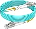 Produktbild RamboCables LWL Patch-Kabel OM4 50m LC auf LC Glasfaser-Kabel -LWL Patch-Kabel OM4 Multimode Duplex LSZH - 100GBit/s 50/125µm