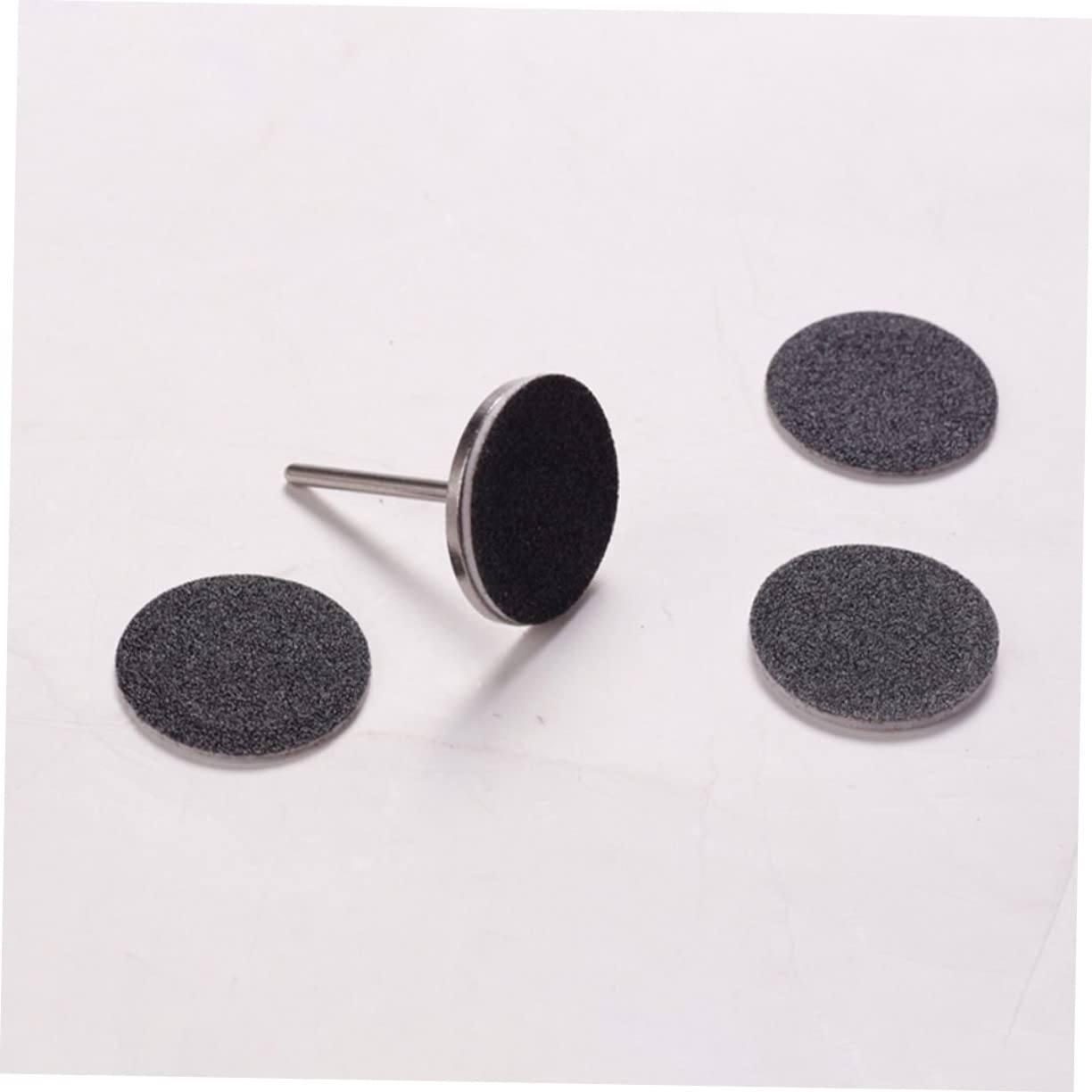 minkissy 5 Pezzi1 Macchina Per Unghie Filo Di Carta Disco Di Carta Vetrata Di Ricambio Strumento Di Rimozione Levigatrice Platorelli Rotondi Esfoliante Macinazione Vulcanica Disco Abrasivo