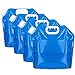 TOUYAKO Bolsa de Agua de 5L Tanque de Agua Potable Plegable, Bolsa de Agua al Aire Libre Bolsa de Agua Plegable Bolsa de Agua (4 Paquetes)…