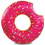 Este anillo de natación es ideal para flotar, nadar o jugar en la piscina, playa, lago o río.
