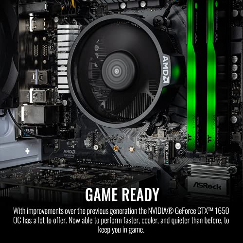 Image of Thermaltake LCGS Glacier 150 Gaming PC AMD Ryzen 5 3600 6-core, ToughRam Z-ONE RGB DDR4 3200Mhz 16GB Memory, NVIDIA GeForce GTX 1650 OC 4GB, Seagate Barracuda 500GB SSD Win 10 Home S1WT-B450-G15-LCS