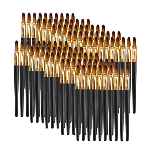 Roseflower cepillo de labios desechable100pcs - Aplicador de labios desechable Pincel de brillo de labios para aplicar uniformemente el maquillaje de labios sin derramar #5
