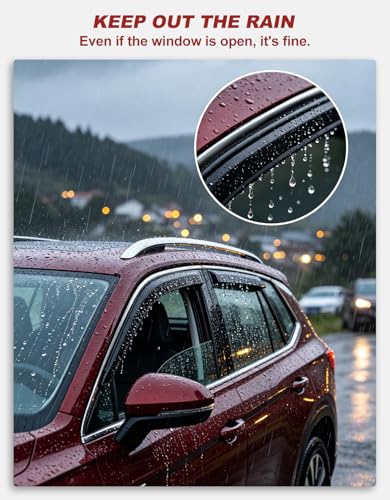 Image of in-Channel Window Visors Rain Guards for Mazda CX5 CX-5 2017-2025