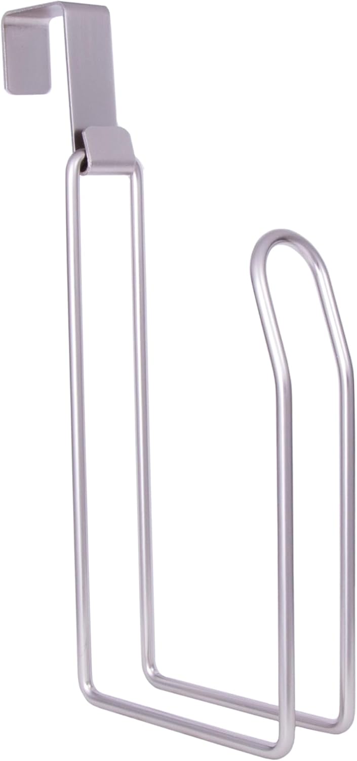 Kenney® Over the Tank Toilet Paper Holder, Brushed Nickel