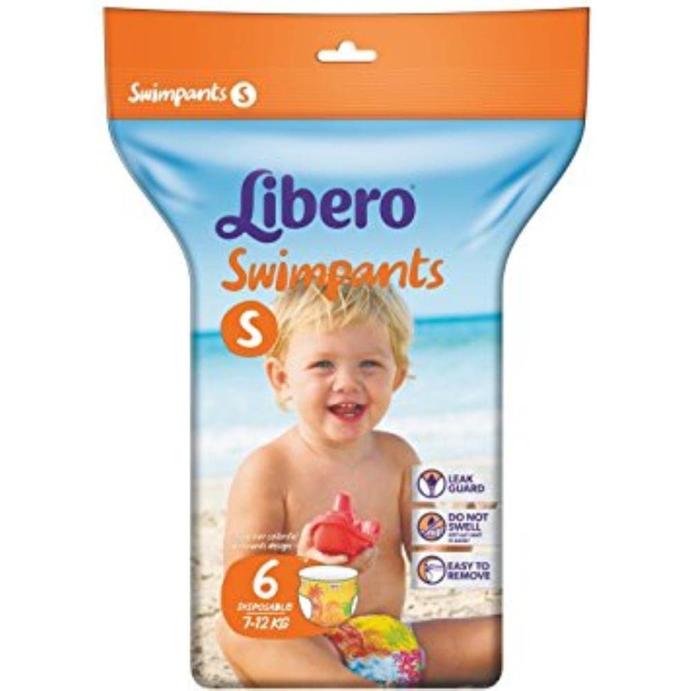 Libero Swim Pants 7/12kg. Taglia S - 6 cf di 6pz/cad TOTALE 36 PANNOLINI MARE E PISCINA