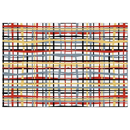Sets de table antidérapants lot de 6 résistants à la chaleur 45cm