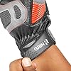 Hero MotoCorp Cycling Leather Short Riding Gloves - Knuckle & Finger Protection, Touch Screen Sensitive, with Palm Slider (Size L)