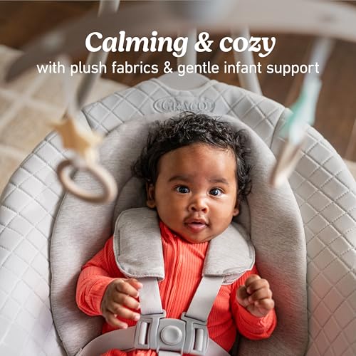 Image of Graco DuetConnect LX Baby Swing and Bouncer - 2-in-1 Infant Swing and Baby Rocker, Newborn Essential, Gifts for New Parents